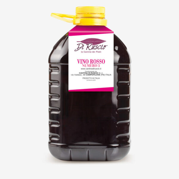 vino rosso numero 3 PET
